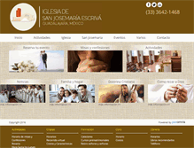 Tablet Screenshot of iglesiadesanjosemariaescriva.org